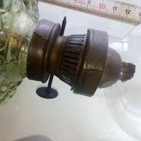 Стара газена лампа, /№5/ комплект със стъклото., снимка 10 - Антикварни и старинни предмети - 44930812