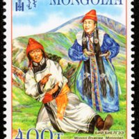 Блок марки Нематериално културно наследство, Монголия, 2019,2 броя, снимка 7 - Филателия - 37954260