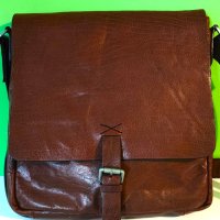 STRELLSON - Мъжкa чантa за през рамо - естествена кожа, снимка 7 - Чанти - 42115110