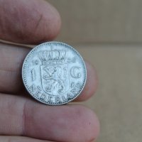 Монета 1 Гулден Холандия 1956г, снимка 1 - Нумизматика и бонистика - 37381486