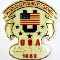 Студентски спорт-Студентски игри-САЩ-Американски значки, снимка 1 - Колекции - 35402942