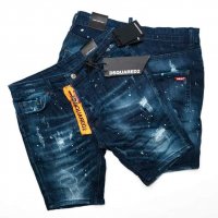 Мъжки къси дънки висок клас Dsquared , снимка 17 - Дънки - 40239626