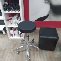 Козметичен/фризьорски стол -табуретка Ivvy 53/73 см, снимка 4 - Друго оборудване - 32672085
