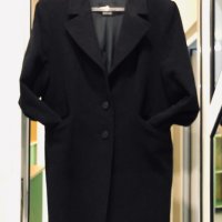 Много скъпо черно палто BAUER POUR FEMME Германия, снимка 4 - Палта, манта - 30336968