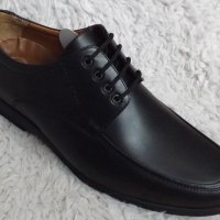 Обувки естествена кожа, черни, код 420/ББ1/69, снимка 1 - Ежедневни обувки - 39058774