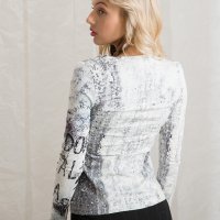 Блуза с къдрички, снимка 5 - Блузи с дълъг ръкав и пуловери - 30451488