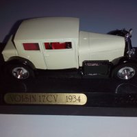 Количка модел макет колекционерски автомобил Voisin 17 CV от 1934 г. мащаб 1/43 Solido, снимка 1 - Коли, камиони, мотори, писти - 39438361