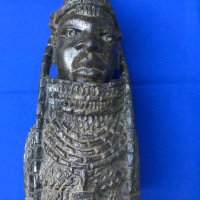статуетка глава на жена, снимка 2 - Антикварни и старинни предмети - 42902948