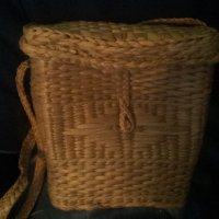 Камъшитова чантичка с капак за риболов или друго, снимка 3 - Екипировка - 30507113