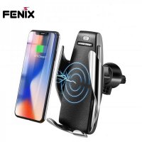 Автомобилна телефонна стойка с безжично зарядно устройство FENiX® S5