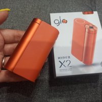 Намалено!! Електронна цигара Glo Hyper X2 Orange + 2 кутии, снимка 1 - Друга електроника - 40773083