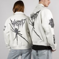 Wasted Paris Varsity Sick Jacket ОРИГИНАЛНО кожено яке - M-L, снимка 1 - Якета - 42389024