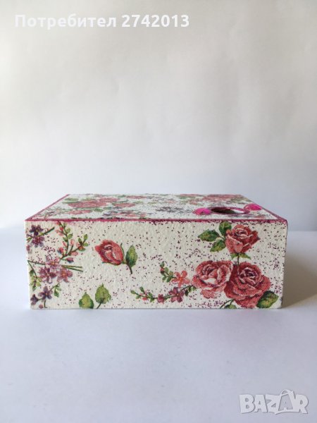 Подаръчна  кутия  с  Пролетни цветя, снимка 1