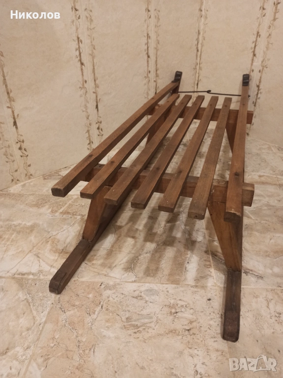 Дървена шейна, снимка 1