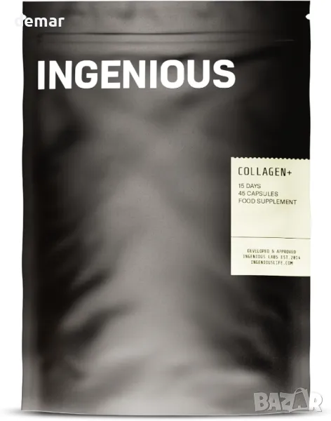 INGENIOUS Collagen+, Морски колаген на капсули, 45 капсули, снимка 1