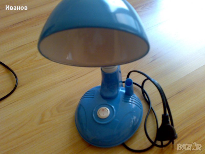 нощна лампа-синя , снимка 1