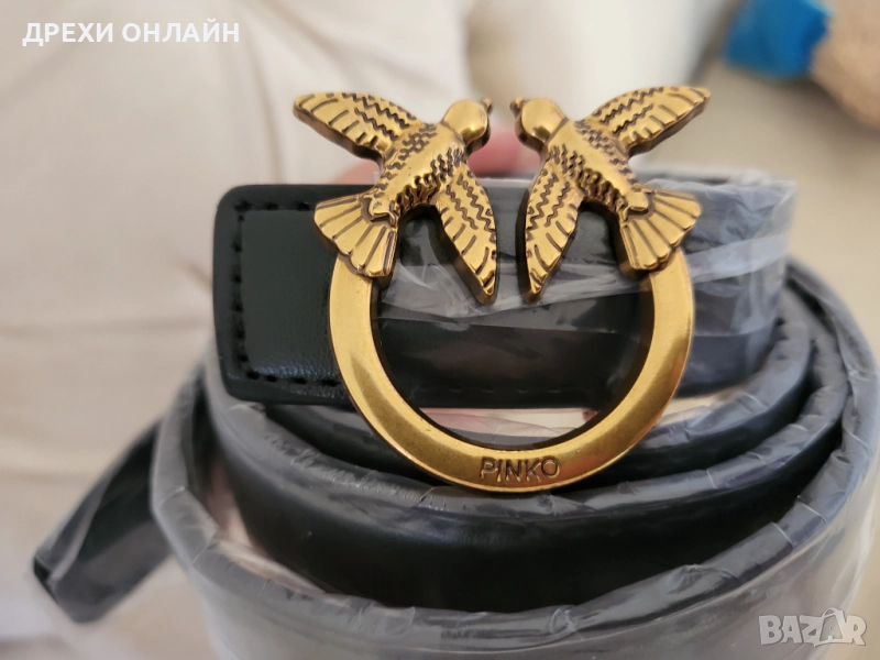 Черен колан по модел на Pinko, снимка 1