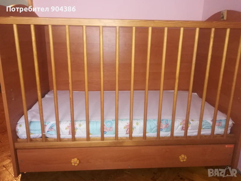 Детска дървена кошара, снимка 1