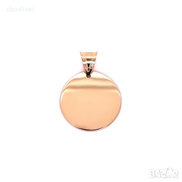 Златен медальон 1,69гр. 14кр. проба:585 модел:32161-2, снимка 1