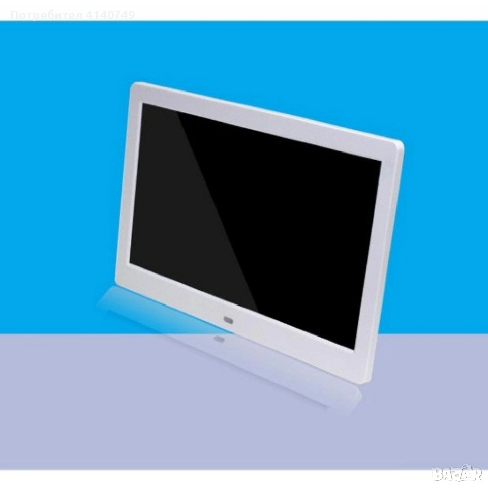 Дигитална фото рамка – 10 инча LCD екран 1024 x 600 px часовник аларма и календар, снимка 1