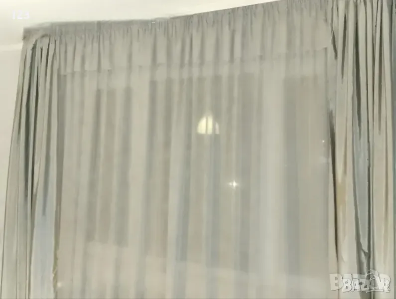 Комплект сиви пердета, снимка 1