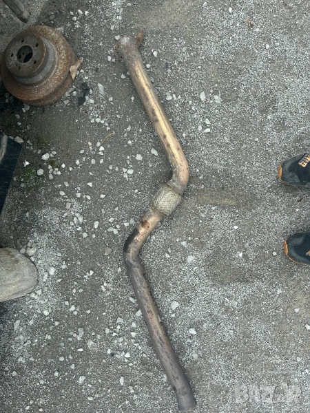 средна тръба мерцедес ц класа w203 c 200 c 220 дизел 2005 2006 2007 с дпф , снимка 1