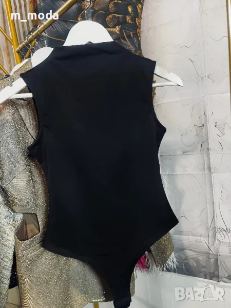 Черно дамско боди, снимка 1