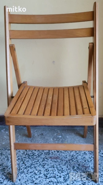 Сгъваем стол от бук, снимка 1