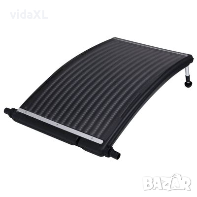 vidaXL Извит соларен панел за отопление на басейн, 110x65 см, снимка 1