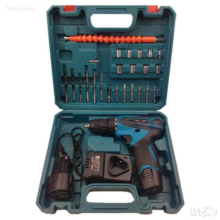 Акумулаторен Винтоверт с две батерии - Комплект, снимка 1