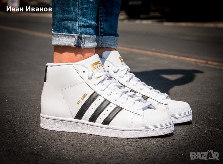 оригинални кецове/ маратонки adidas Superstar Pro Model white номер -41, снимка 1