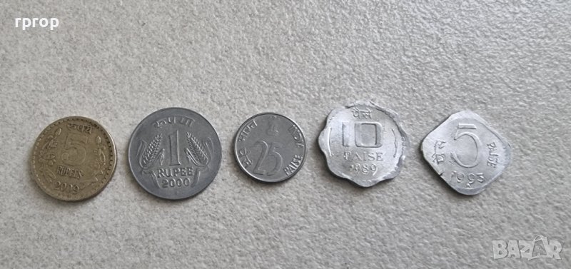 Монети. Индонезия. Рупии. 5 бр., снимка 1