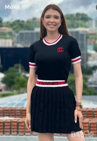 Дамски сет от две части финно плетиво  С/М размер За гръдна до 94см  Цена:59лв Еконт, снимка 1