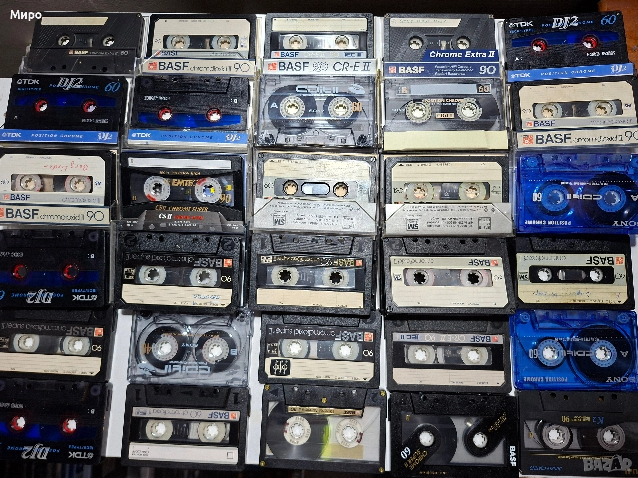 Хромни Аудио касети 56 броя, снимка 1