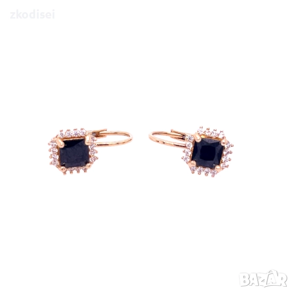 Златни обеци 2,56гр. 14кр. проба:585 модел:34433-4, снимка 1