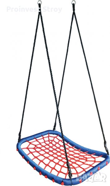 Седалка за люлка гнездо "лодка" и включени въжета 16 мм. AC2009 120*80 см. , снимка 1