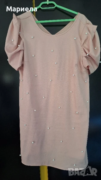 Официална рокля  с перли, снимка 1