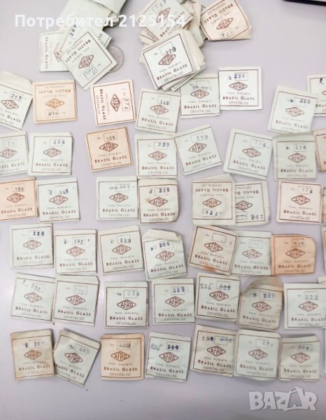 Колекция от стъкла за ръчни часовници-155 бр., снимка 1