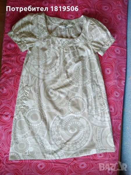 елегантна лятна рокля(подходяща за бременни)- номер 38, снимка 1