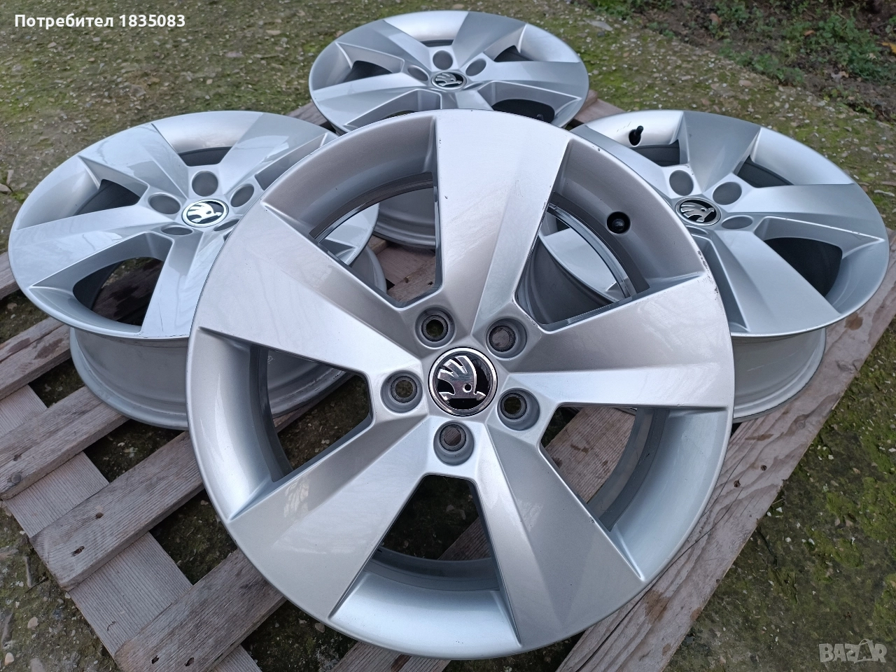 Лети джанти 16ки 5х100 Skoda, снимка 1