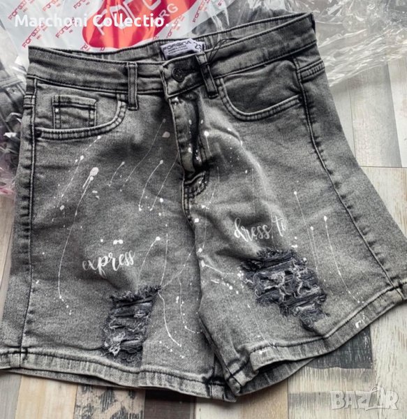 Уникални дънкови панталонки, снимка 1