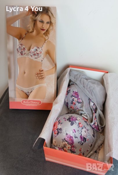 Bella Donna луксозен комплект 80B сутиен и M бикина, снимка 1
