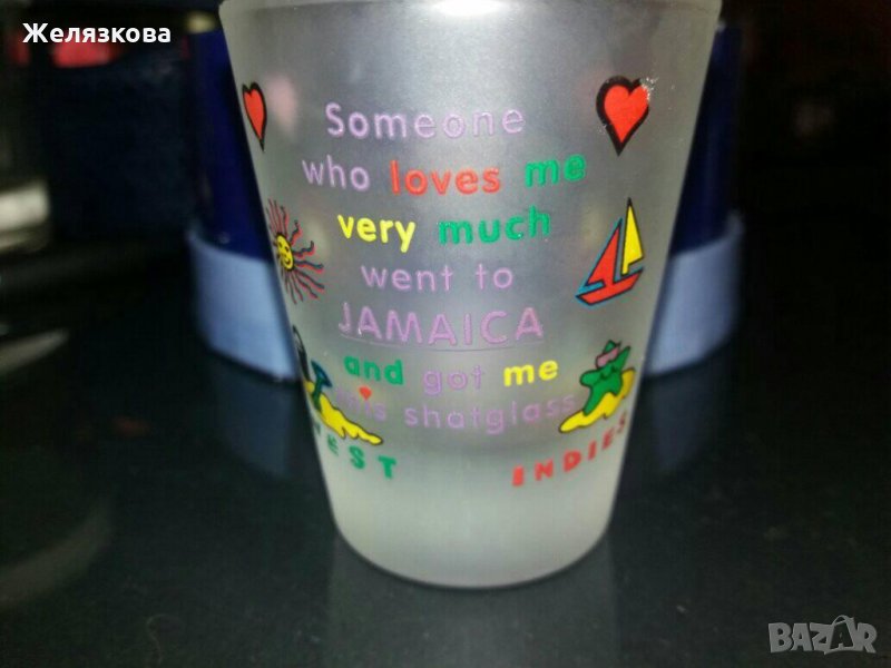 Шотглас Ямайка Ямайска чашка за шот , снимка 1