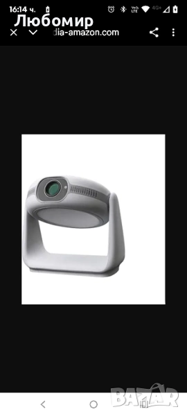 K1 Видео проектор, Max 4K домашен интелигентен проектор с цветна LED лампа, Android 11, WiFi6 , снимка 1