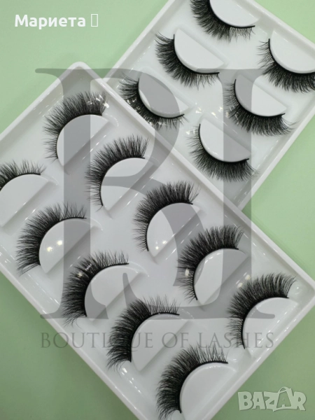 3D мигли естествен косъм • FOX01 •, снимка 1