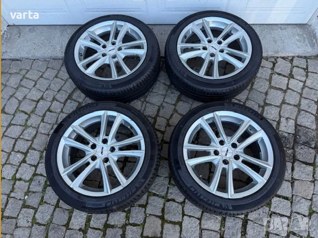 4бр джанти AUTEC 7,5х17 5х122 за МЕРЦЕДЕС / АУДИ / ФОЛКСВАГЕН / СЕАТ / ШКОДА, снимка 1