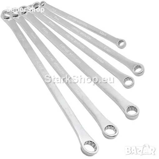 Дълги Прави Ключове 8 – 21мм 6 части HAWEK Хром-Ванадиева Стомана Cr-v, снимка 1