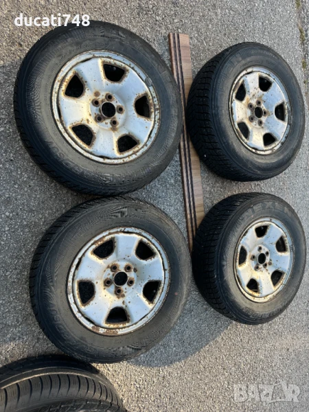 4бр. железни джанти 15" - 5х100 - Subaru, снимка 1