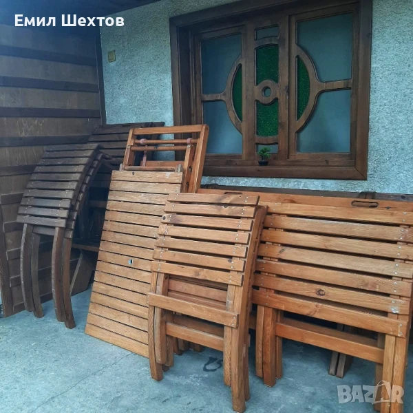 СГЪВАЕМИ ГРАДИНСКИ МЕБЕЛИ ОТ МАСИВ, снимка 1