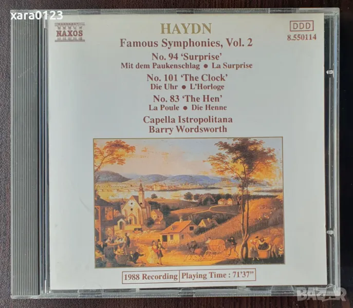 Haydn, Capella Istropolitana, Barry Wordsworth – Famous Symphonies, снимка 1